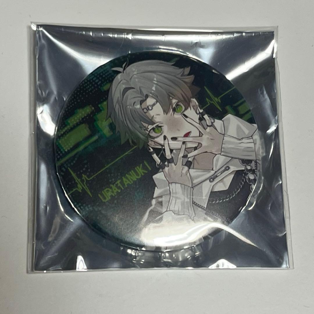 浦島坂田船 ハロパ 2025 うらたぬき 被害妄想携帯女子（笑）缶バッジ