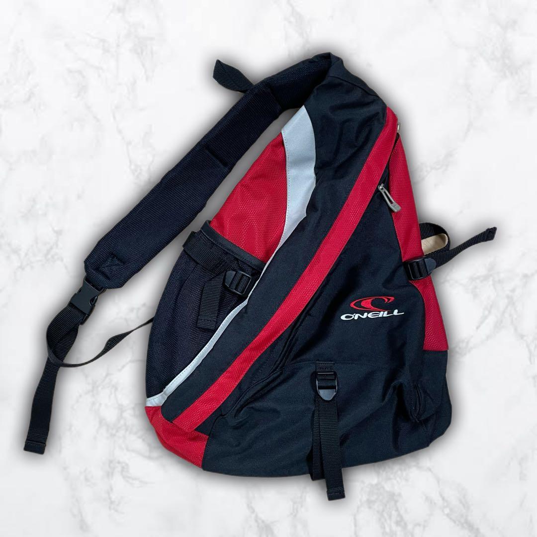 y2k】O'NEILL オニール ワンショルダーバッグ 赤 OLD 90s - メルカリ