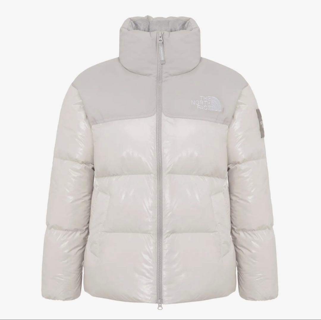 韓国限定】ノースフェイス ホワイトレーベル ヌプシ ダウン クリームM