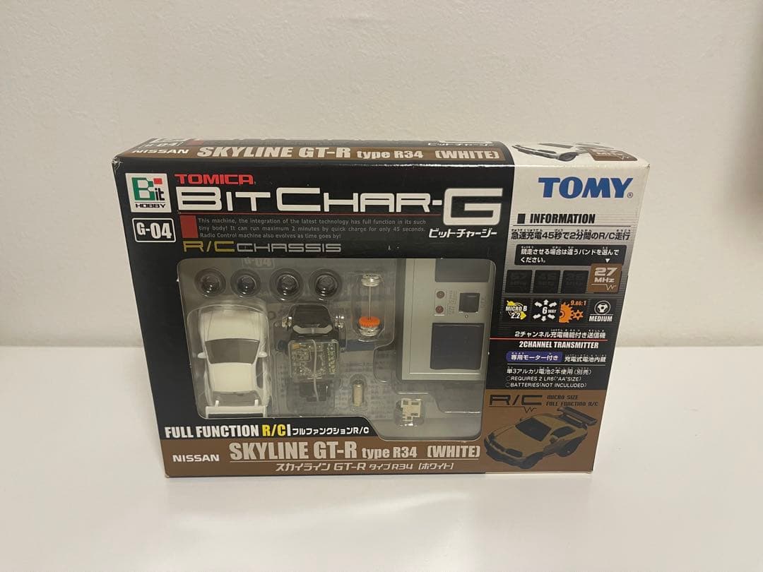 ホビーラジコン TOMICA BIT CHAR-G SKYLINE GT-R type R34
