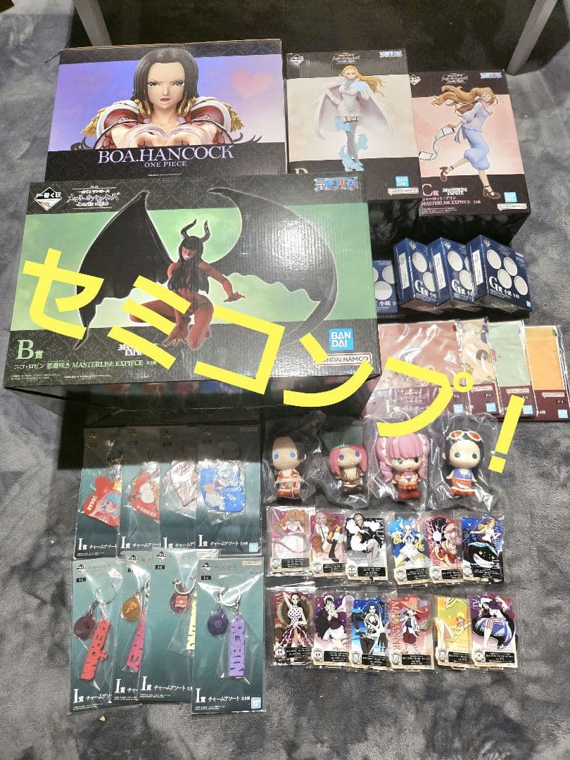 ワンピース　一番くじメモリーオブヒロインズ　セミコンプセット