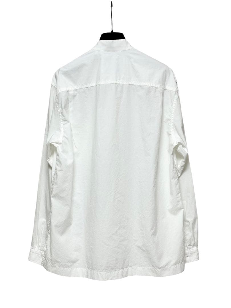 BAGUTTA バンドカラー オーバーシャツ XS 白 バグッタ UENO_GL