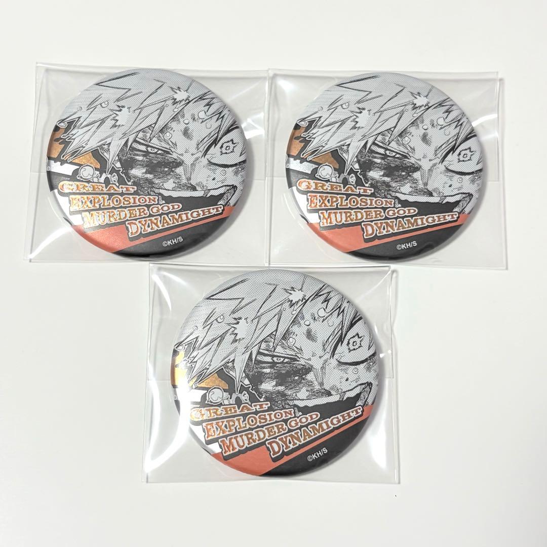 ヒロアカ 爆豪勝己 デコレクション缶バッジ 第2弾 3点セット