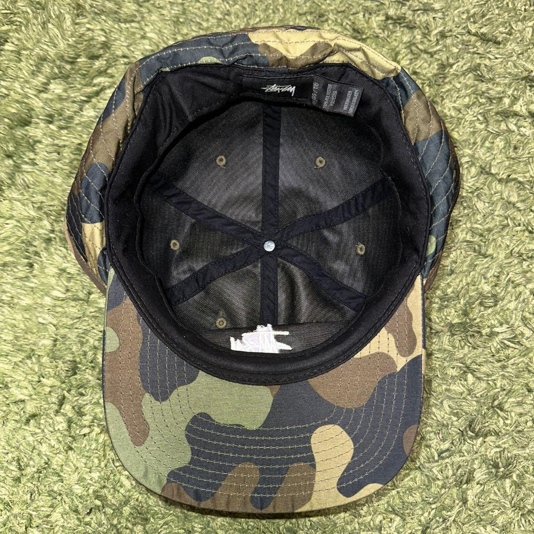最終価格】stussy cap 迷彩 カモ柄 帽子 キャップ ステューシー - メルカリ