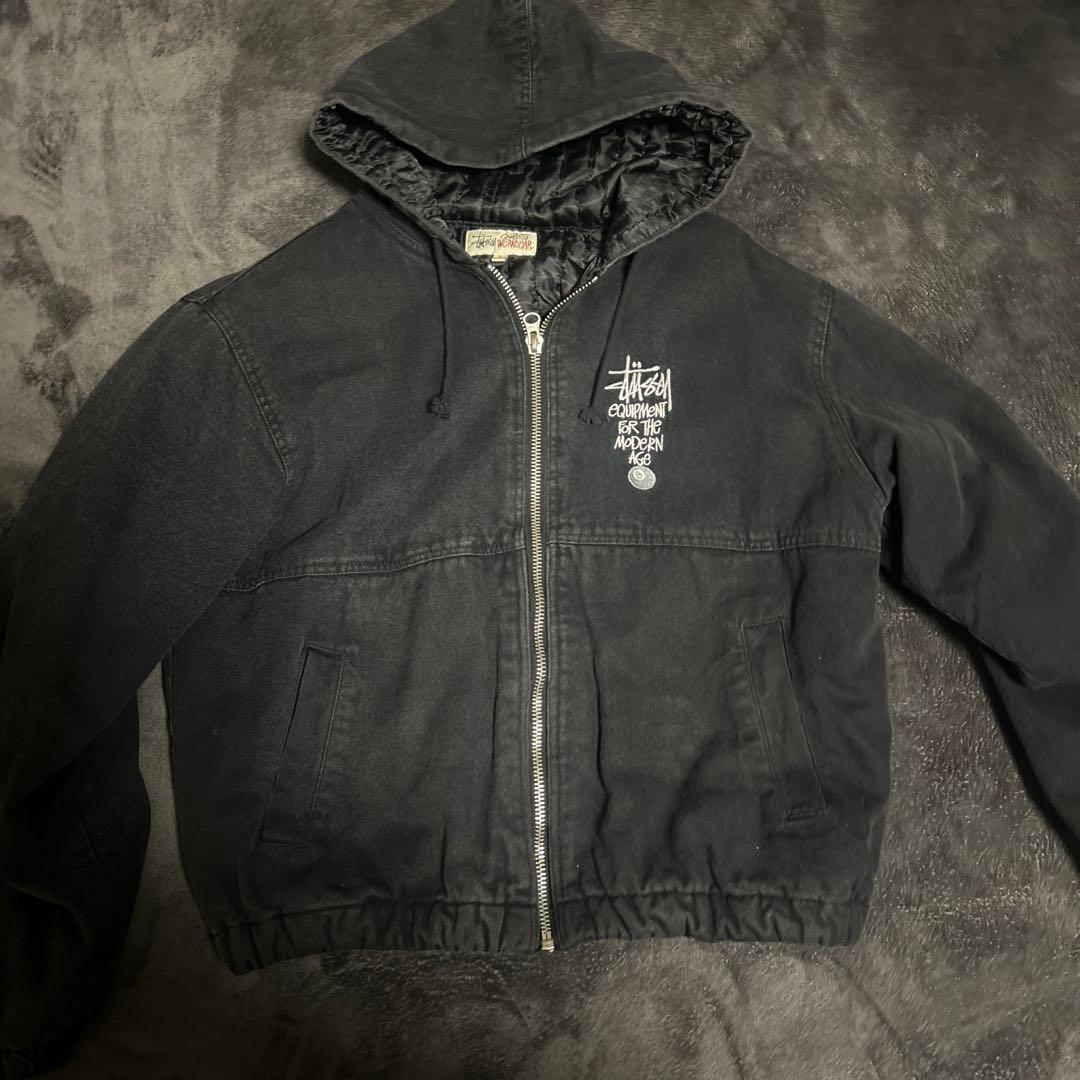 Stussy Workgear ブラックジャケット Lサイズ