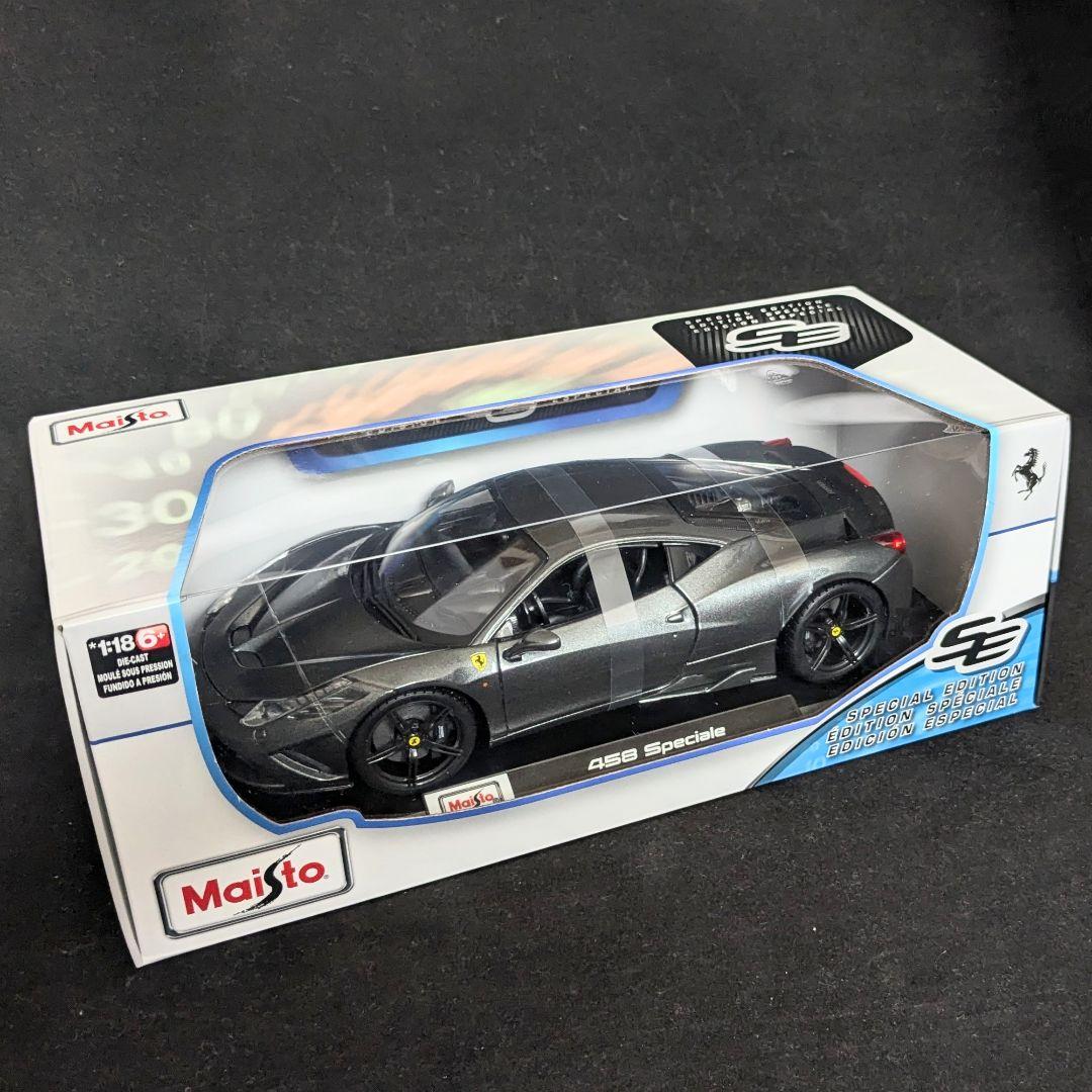 新品 Maisto Ferrari 458 Speciale 希少色 1:18 - メルカリ