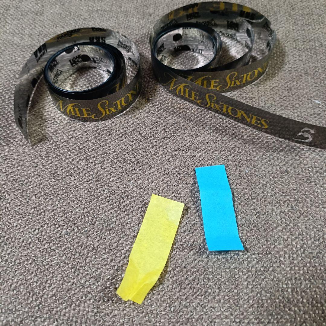 SixTONES 銀テープ MILESixTONES 2本 - メルカリ