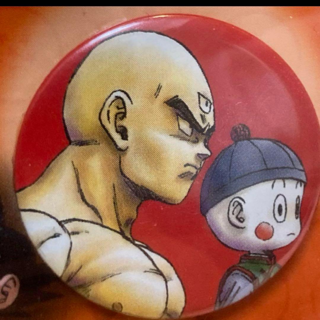 DRAGON BALL ドラゴンボール 鳥山明 原画 天津飯 チャオズ 缶バッジ