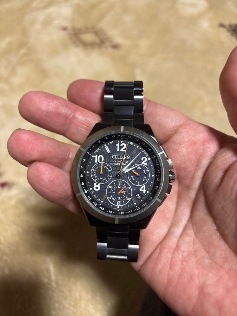 値下げ　9075-61E シチズン アテッサ ブラックチタニウム 30周年記念