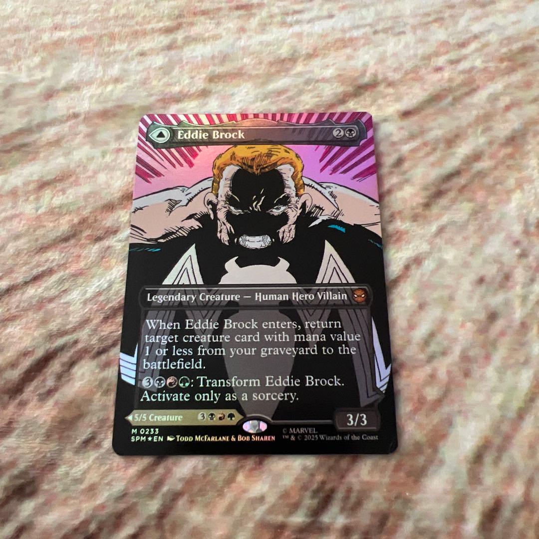 最安値 MTG エディ・ブロック / ヴェノム　クラシックコミック　FOIL エディ・ブロック | リーサル・プロテクター、ヴェノム [SPM] 【BIGWEB