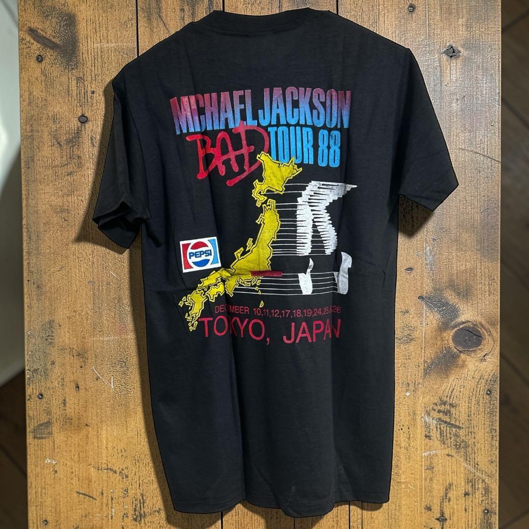 マイケルジャクソンBAD TOUR88TOUR Tシャツ M - メルカリ