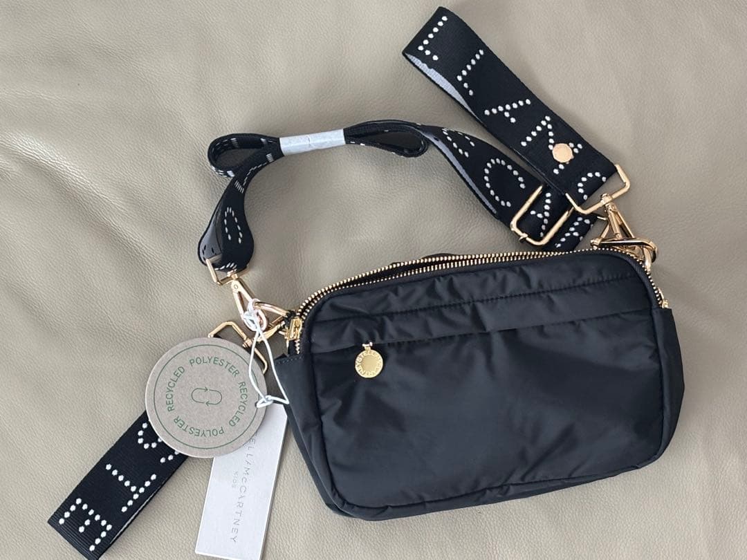 【ステラマッカートニー】大人気★ロゴストラップ　マザーズショルダーバッグ