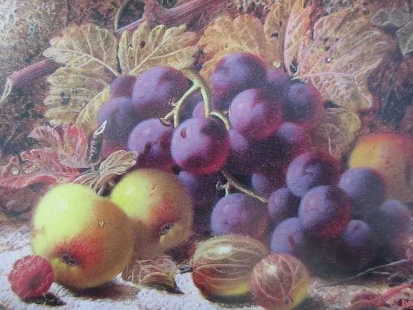 オリヴァー・クレア　果物　希少な図録・レゾネより　状態良好　新品額装付