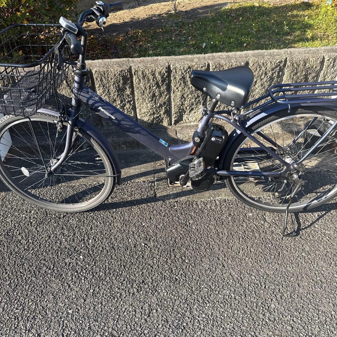 Panasonic電動アシスト自転車 ブラック送料込み