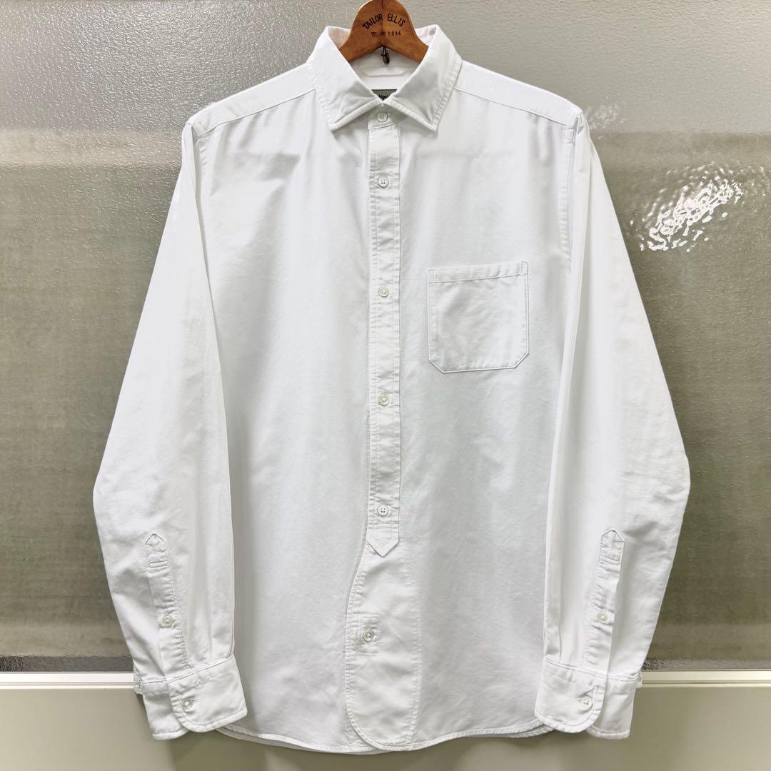 Nigel Cabourn ブリティッシュオフィサーズシャツ 52 ホワイト 白