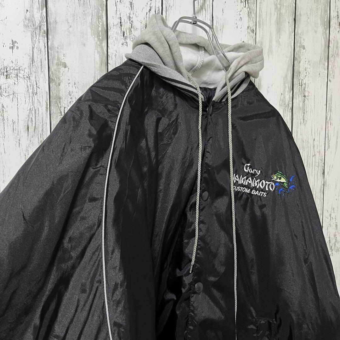 ゲーリーヤマモト 90s スタジャン ブラック ヴィンテージ Lサイズ