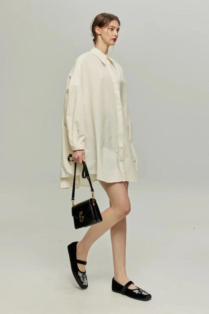 TNEWTIESオリジナル刺繍パンプス-BLACK