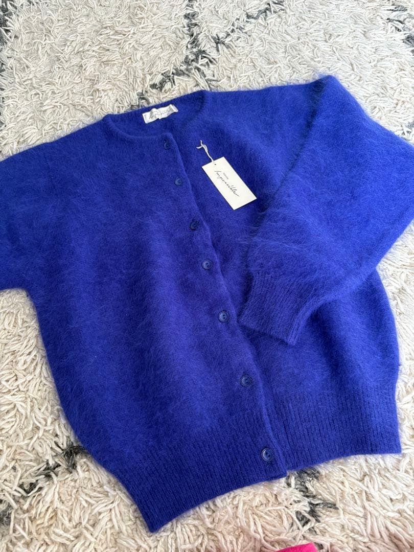 impossible レディース　ブルー　ニット　カーディガン 新品タグ付き