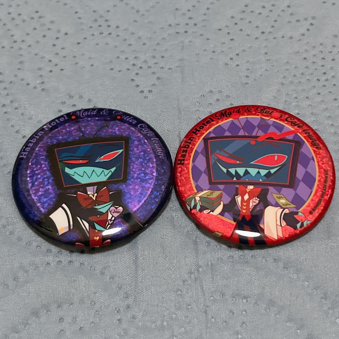 ハズビンホテル アニメイトカフェ 缶バッジ ヴォックス - メルカリ