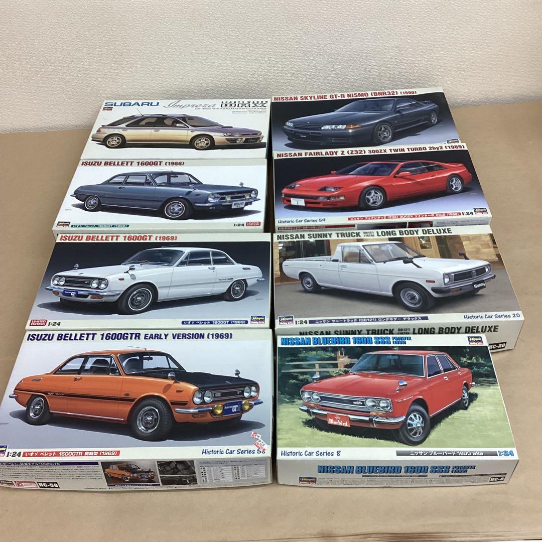 ハセガワ模型 1/24スケール 旧車・名車プラモ 8点セット 未組立品 カーモデル】HASEGAWA DATSUN 240Z (NISSAN Fairlady Z) Plasticmodel