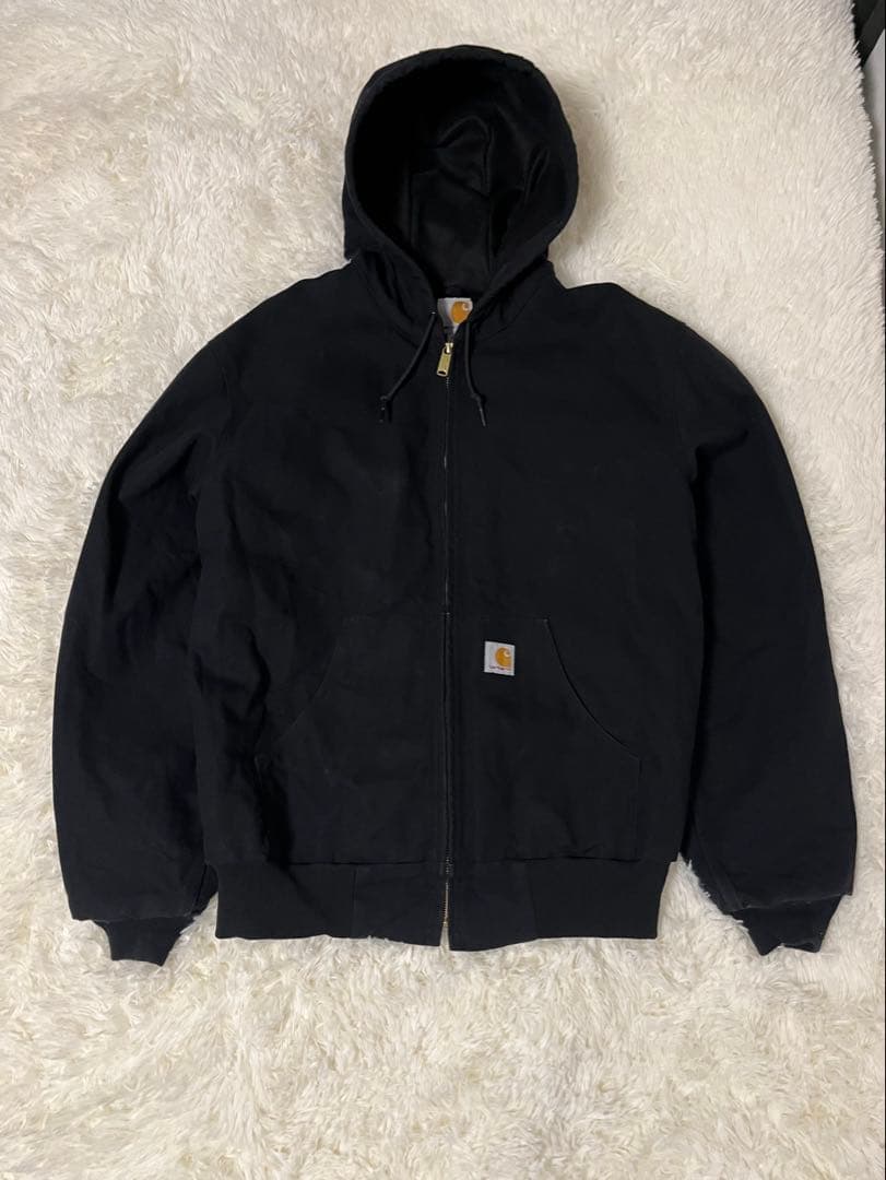 [美品] ゴールデンサイズ　カーハート　アクティブジャケット　ブラック　USA製