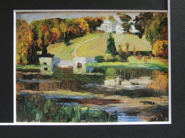 カンディンスキー、 (アクテュルカ―秋)のためのスケッチ、希少な画集より