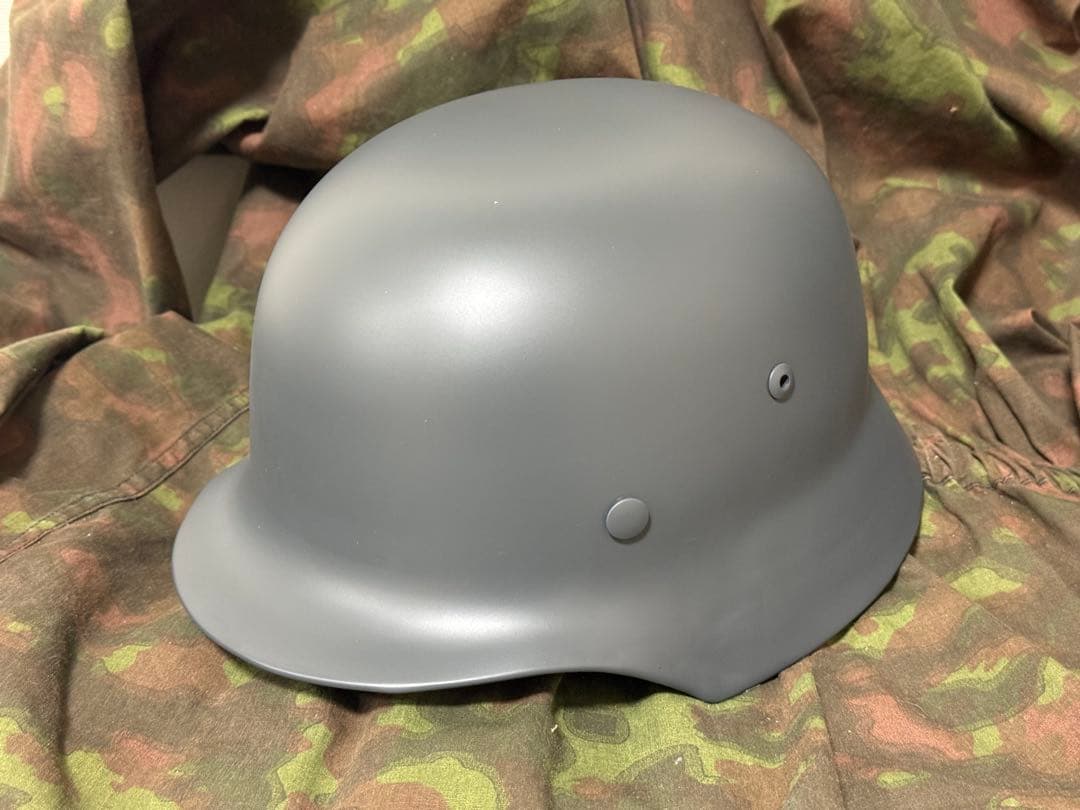 WWⅡ ドイツ軍 M35ヘルメット(グレー)レプリカ　サバゲー