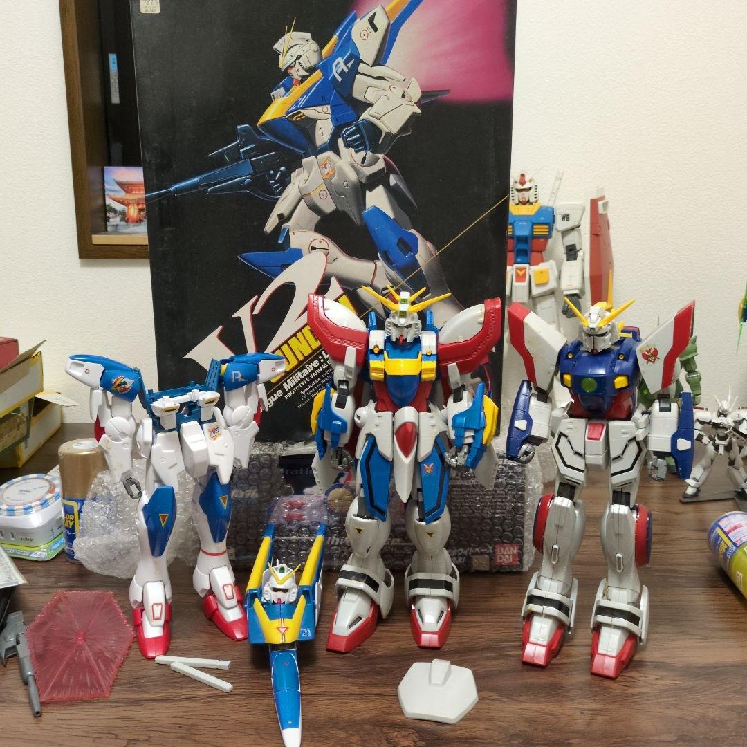 ＨＧＥＸ Vガンダム　ゴッドガンダム　シャイニングガンダム　ジャンクまとめ売り 機動武闘伝Gガンダム HG-Ex 1/60 シャイニングガンダム ゴッドガンダム