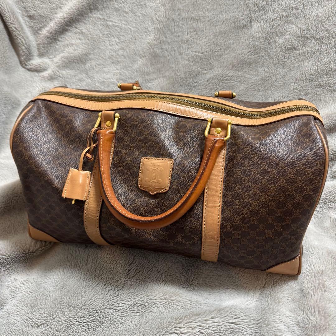 CELINE レザーボストンバッグ