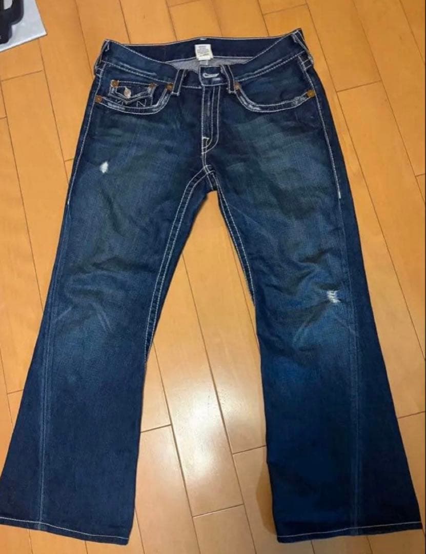 大人気 TRUE RELIGIONフレアデニム ブーツカットデニム - メルカリ