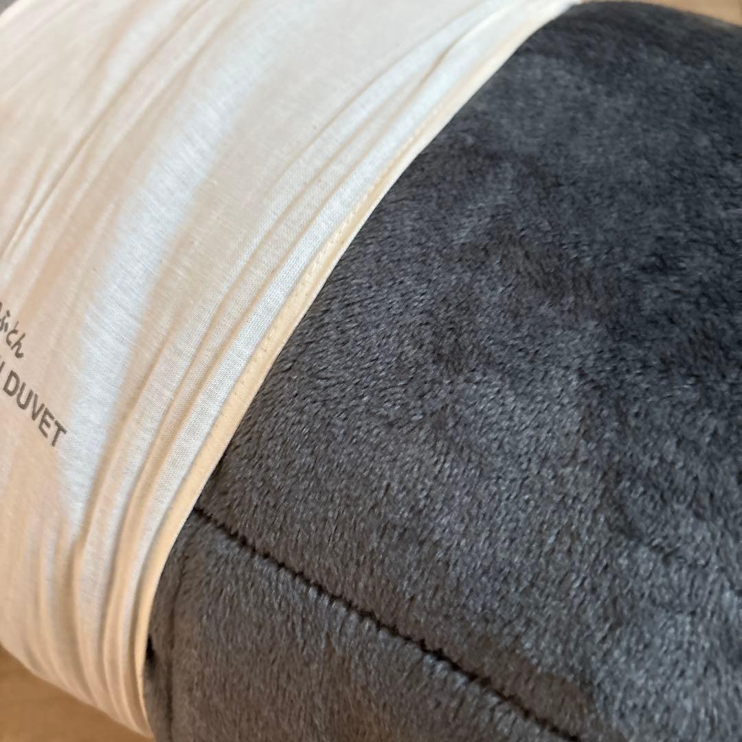 無印良品 フランネル こたつふとん 楕円・長方形用 グレー - メルカリ