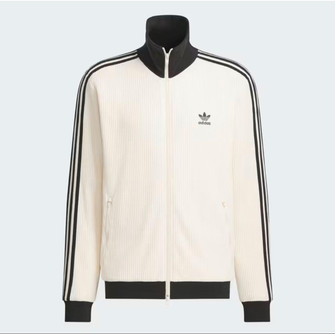 adidas トラックワッフルジャケット S