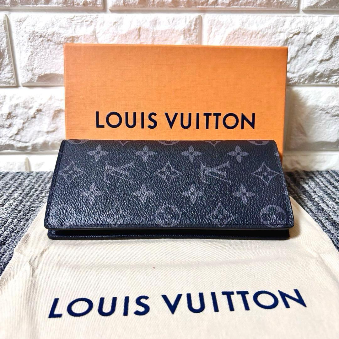 【新品未使用】LOUIS VUITTON 長財布エクリプス・ブラザ・保存袋・箱付
