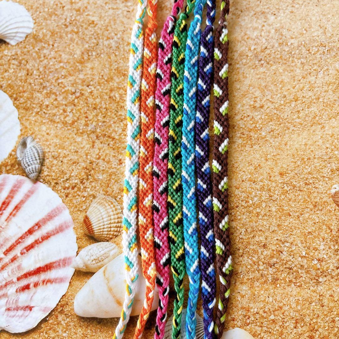 Y9ハンドメイドミサンガ2本セットプロミスリング - メルカリ