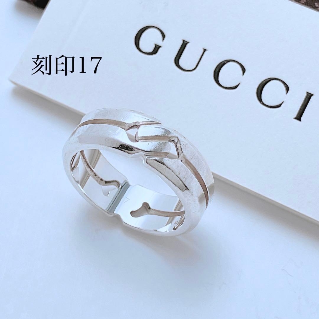 グッチ GUCCI 925 ノット リング 指輪 シルバー メンズ OT582 GUCCI（グッチ） ノットリング シルバー SV925 指輪 【中古品】【程度A
