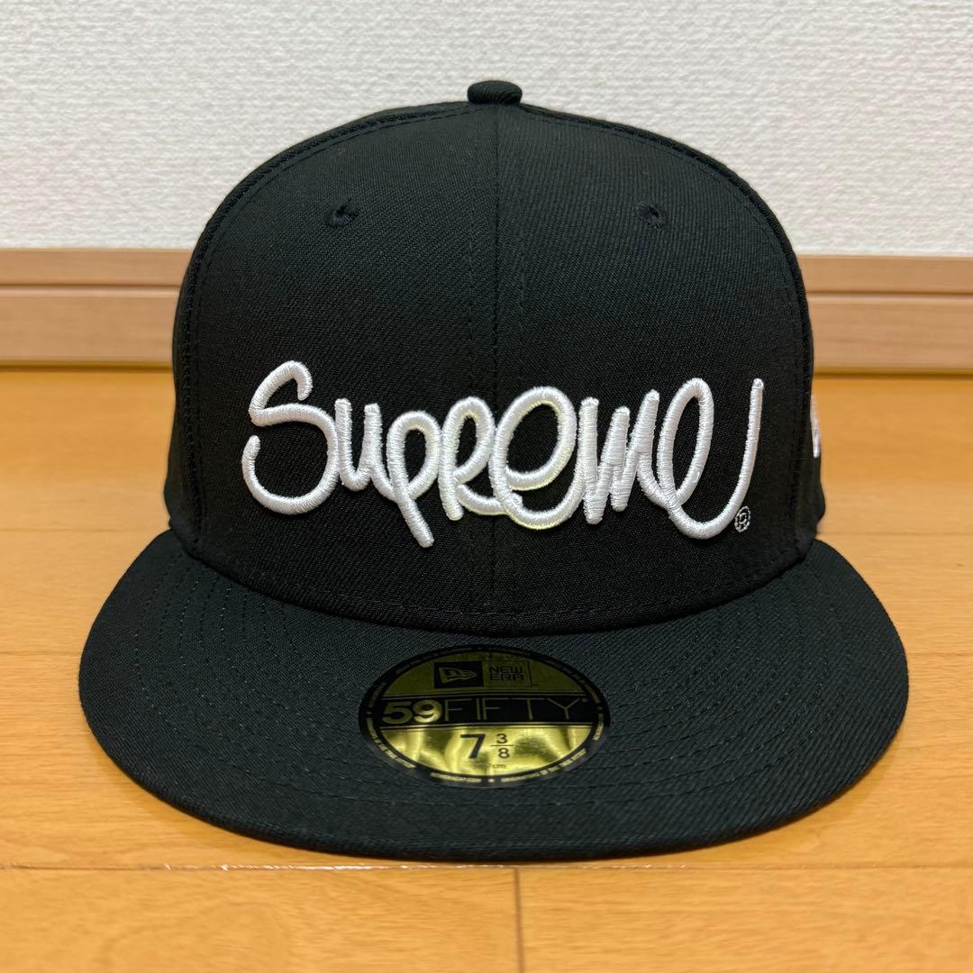 ほぼ新品 Supreme Handstyle New Era ブラック 22ss - メルカリ