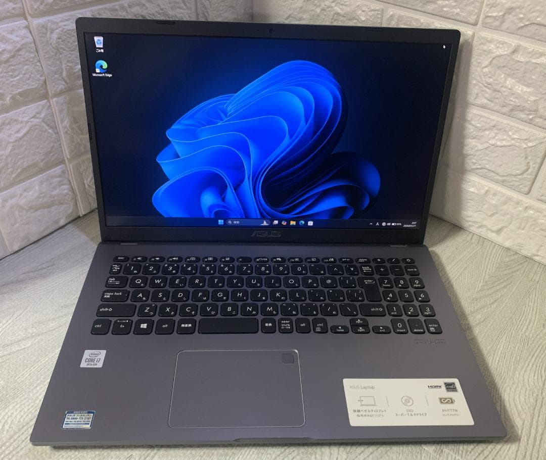 ASUS 第10世代 Core i7 NVMe搭載 15.6型 高性能