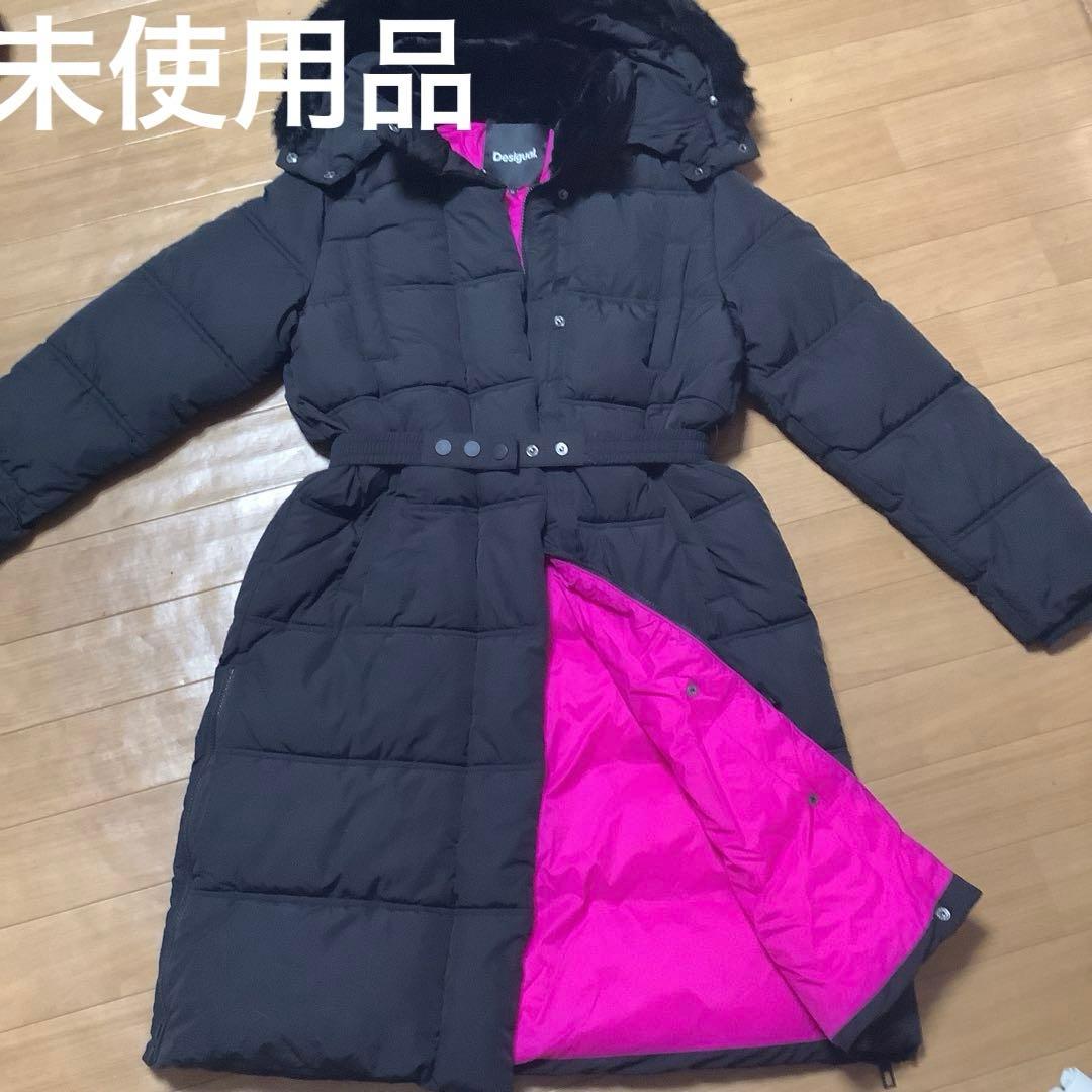 Desigual フード付きロングジャケット Mサイズ人気色。