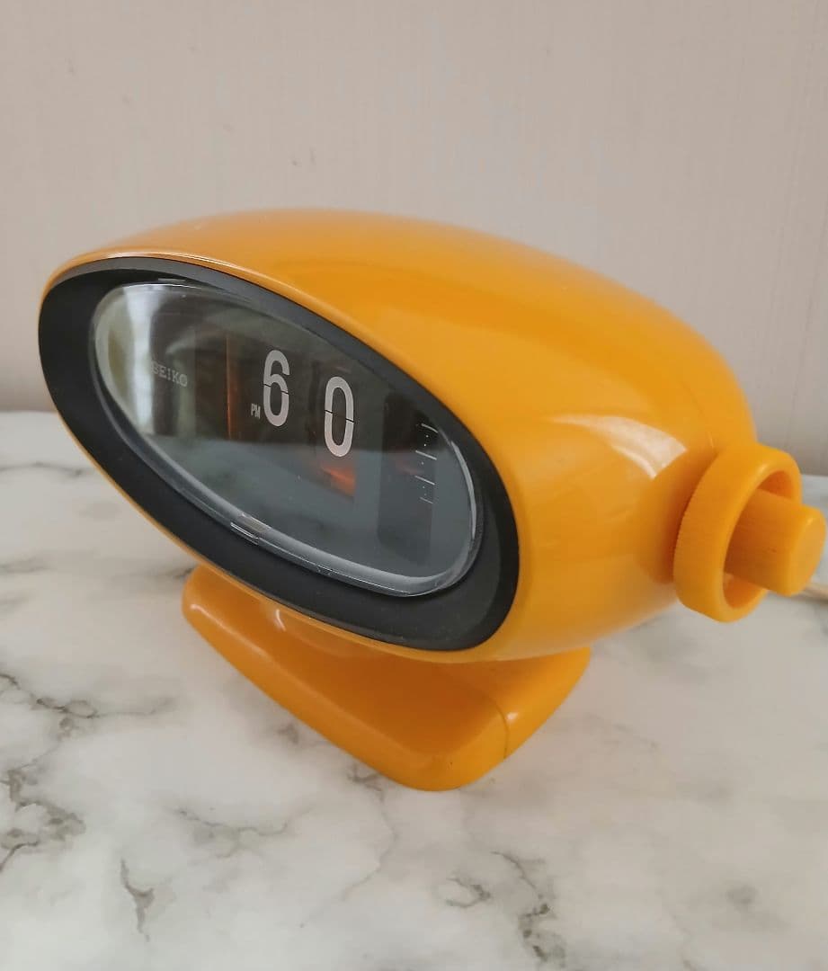 SEIKO パタパタ時計 昭和 DP618 イエロー 50/60Hz レア時計 SEIKO（セイコー） パタパタ時計 SEIKO DP632 T イエロー 50Hz/60Hz