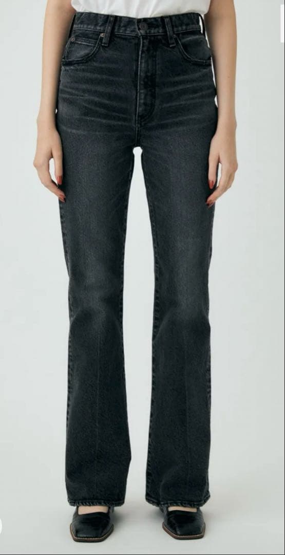 パンツ MOUSSY MVS BLACK FLARE 23 MOUSSY | MVS BLACK FLARE (フレア ) |SHEL'TTER WEBSTORE