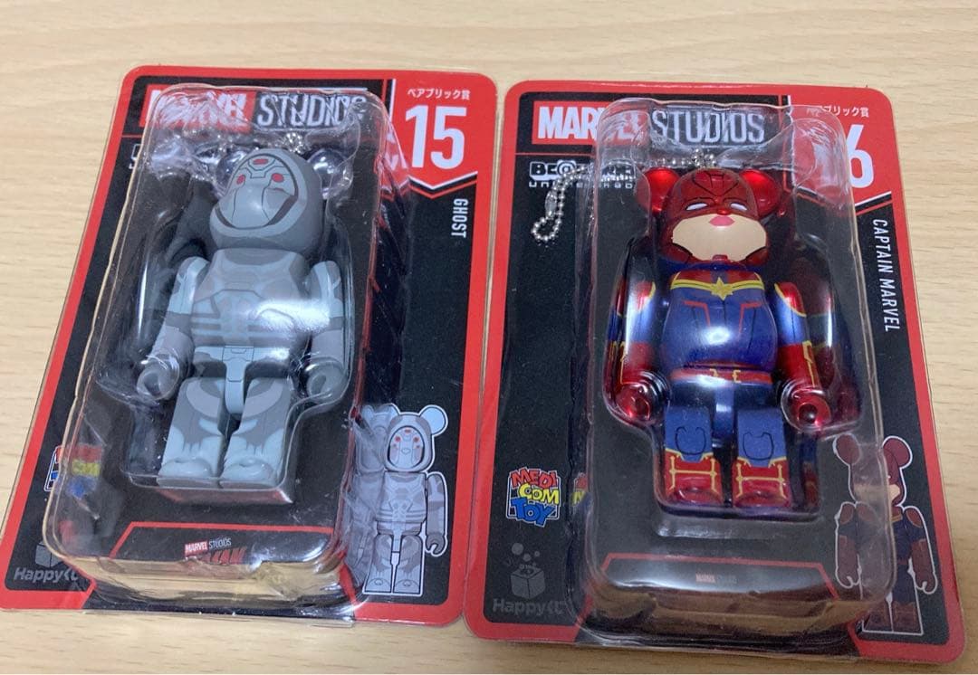 MARVELマーベル ハッピーくじ ベアブリック 8点セット 未開封品 - メルカリ