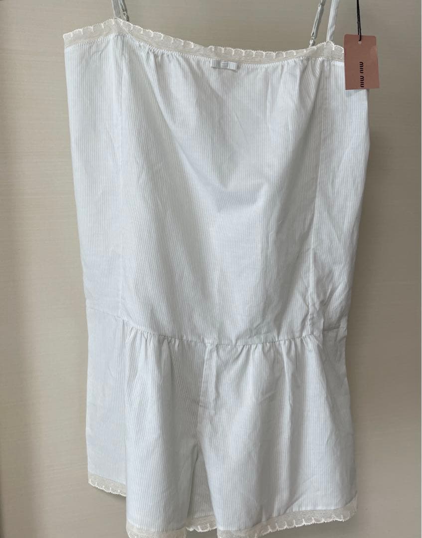 miumiu ミュウミュウ　キャミソール　オールインワン