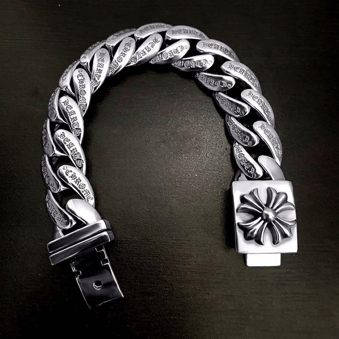 ブレスレット ボックス クロス クラシック プレーン シルバー925