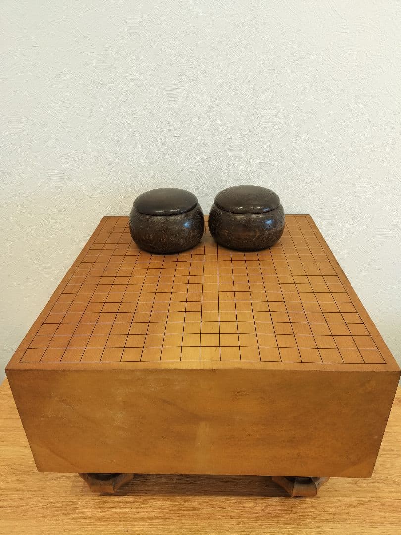 囲碁セット 碁盤(足付き)碁石