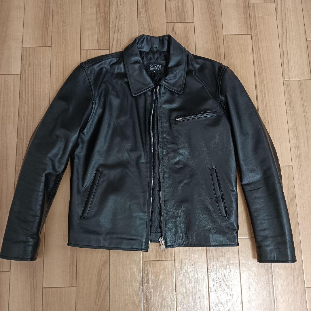 ホーン ワークス HORN WORKS レザー ダブルライダースジャケット 3L