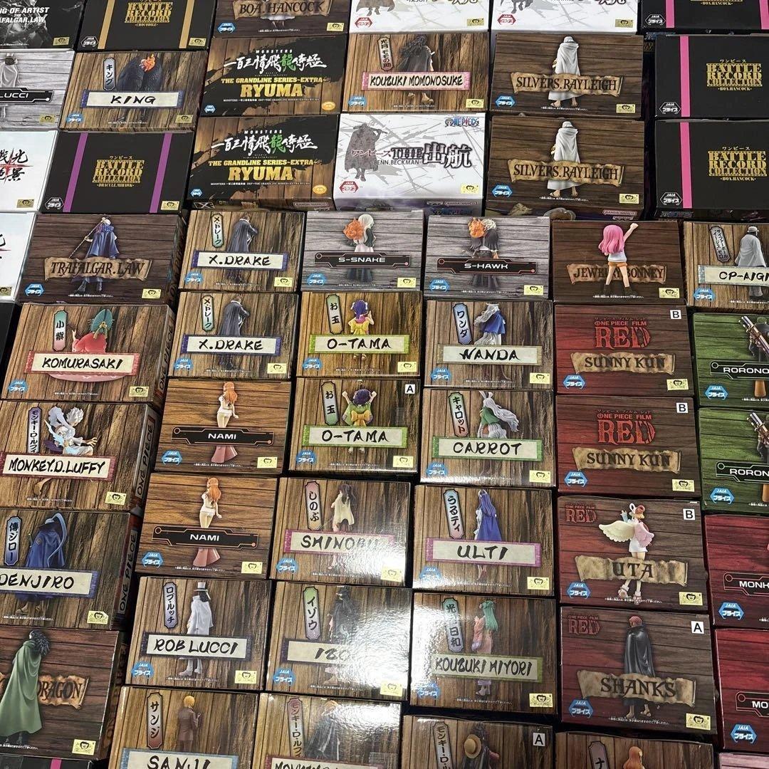 ワンピース プライズフィギュア まとめ売り 117体セット 新品未開封品 BANPRESTO（バンプレスト） ワンピース THE出航 SHANKS シャンクス