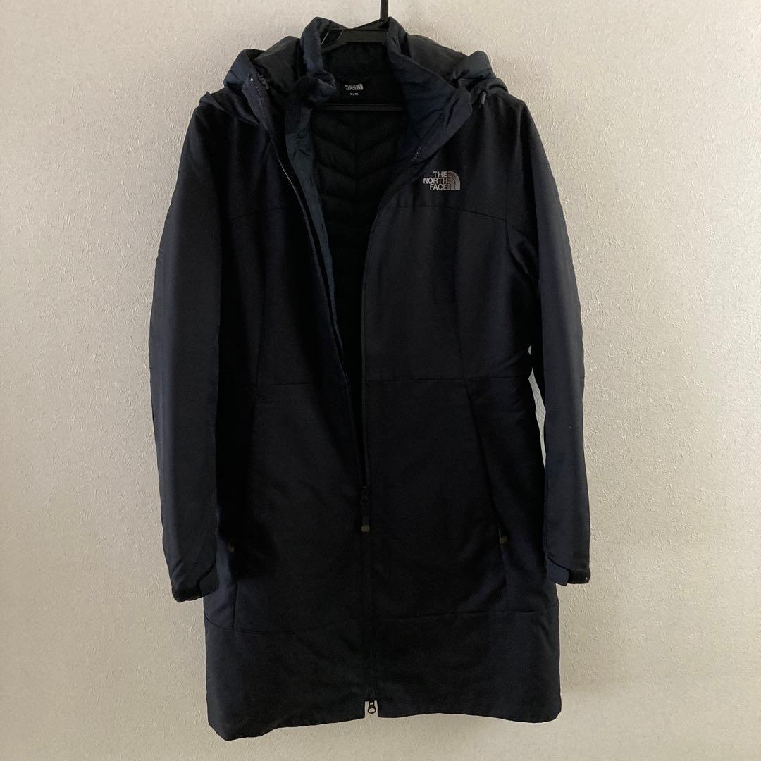 THE NORTH FACE ブラック ダウンジャケット 2枚セパレートタイプM