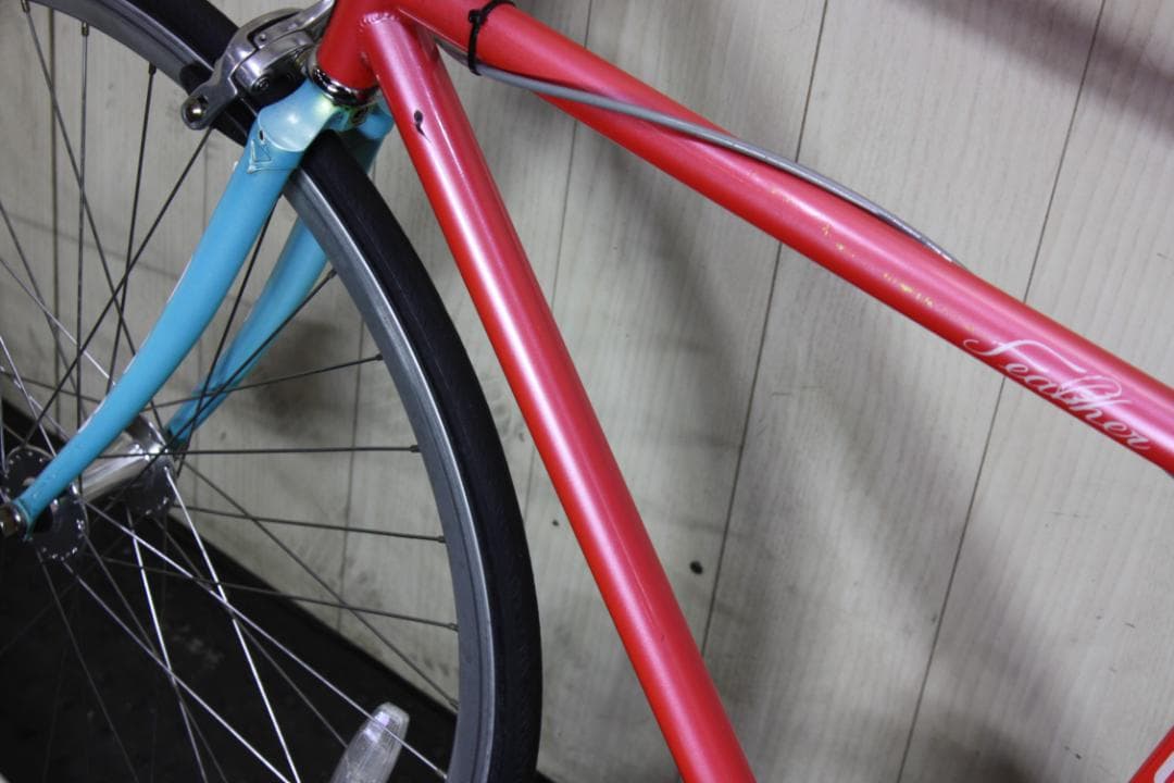 FUJI FEATHERフェザー700C クロモリ 490mm シングルスピード - メルカリ