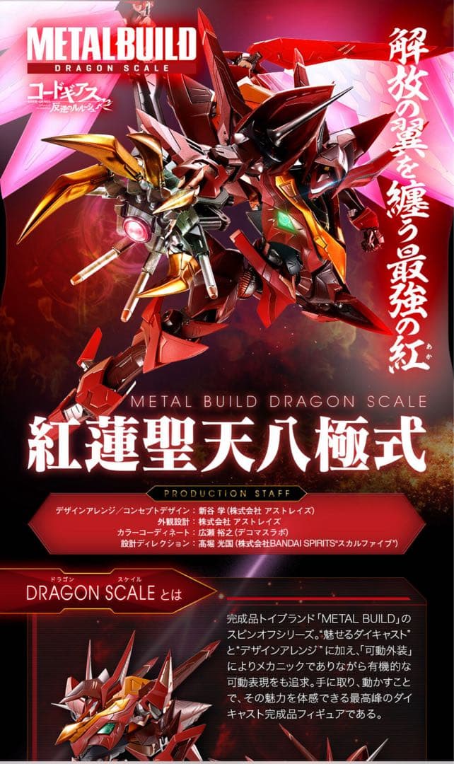【新品未開封】L BUILD DRAGON SCALE 紅蓮聖天八極式