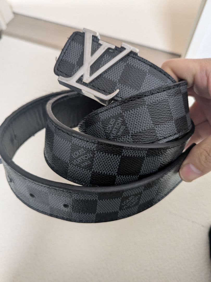 h*o様 Louis Vuitton ダミエレザーベルト 43/120 中古・古着通販】LOUIS VUITTON (ルイ ヴィトン) ダミエベルト